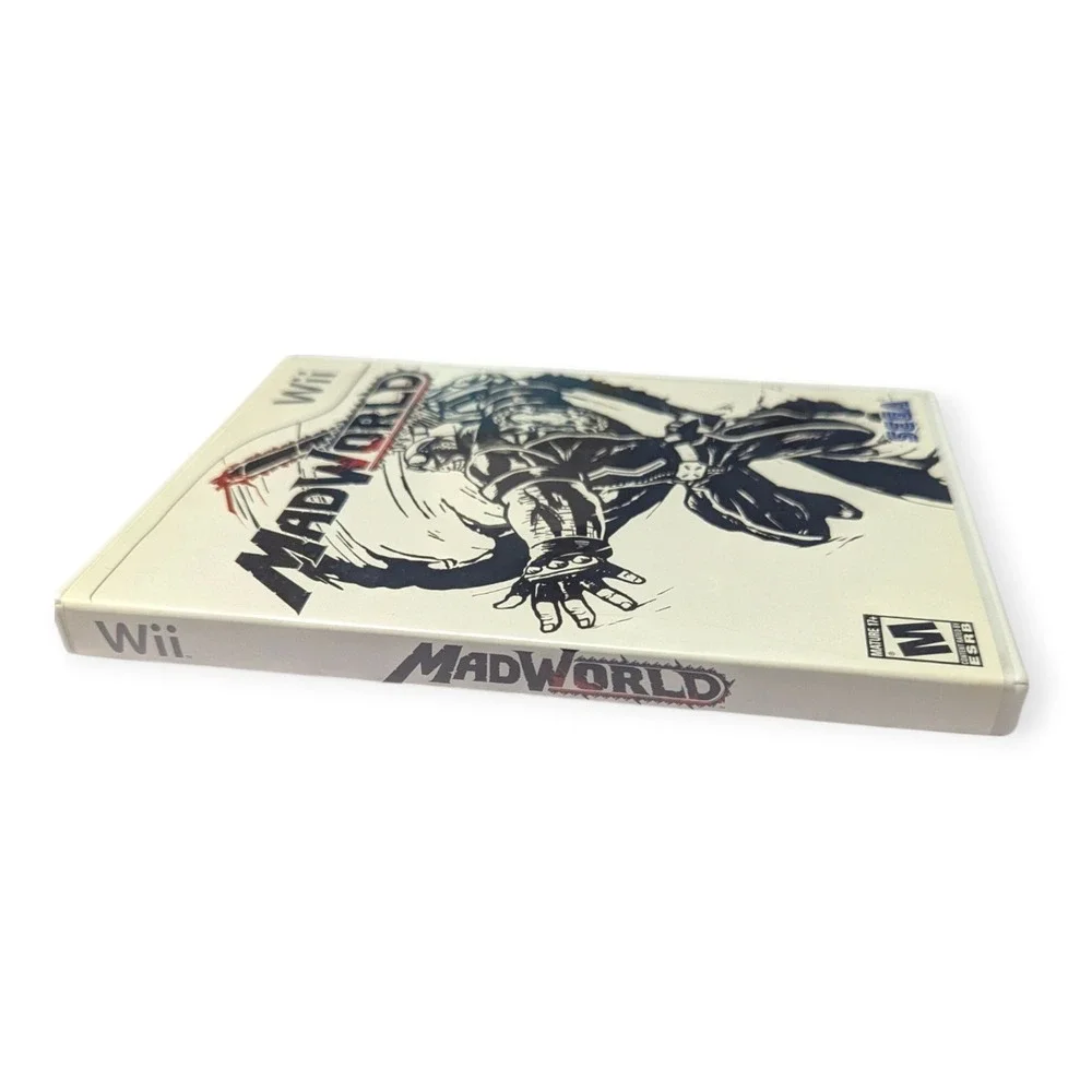 MadWorld Nintendo Wii SEGA PlatinumGames Action Game CIB Complete White Case
